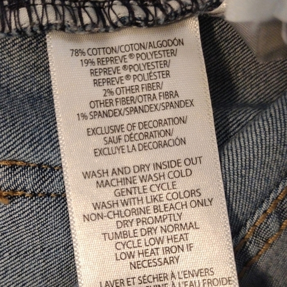 Calvin Klein - Distressed Mid Rise Skinny Jeans - Picture 14 of 15